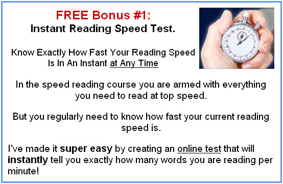 english reading speed test